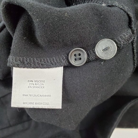 Eileen Fisher Womens Ponte Pants Straight Leg Casual Dress Black Size 16 36X25 - Picture 8 of 11